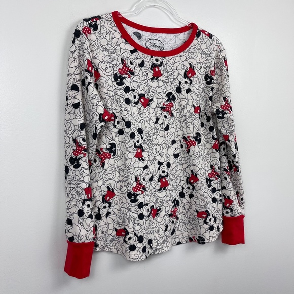 Disney Thermal Pajama Shirt Sz L - Picture 2 of 8